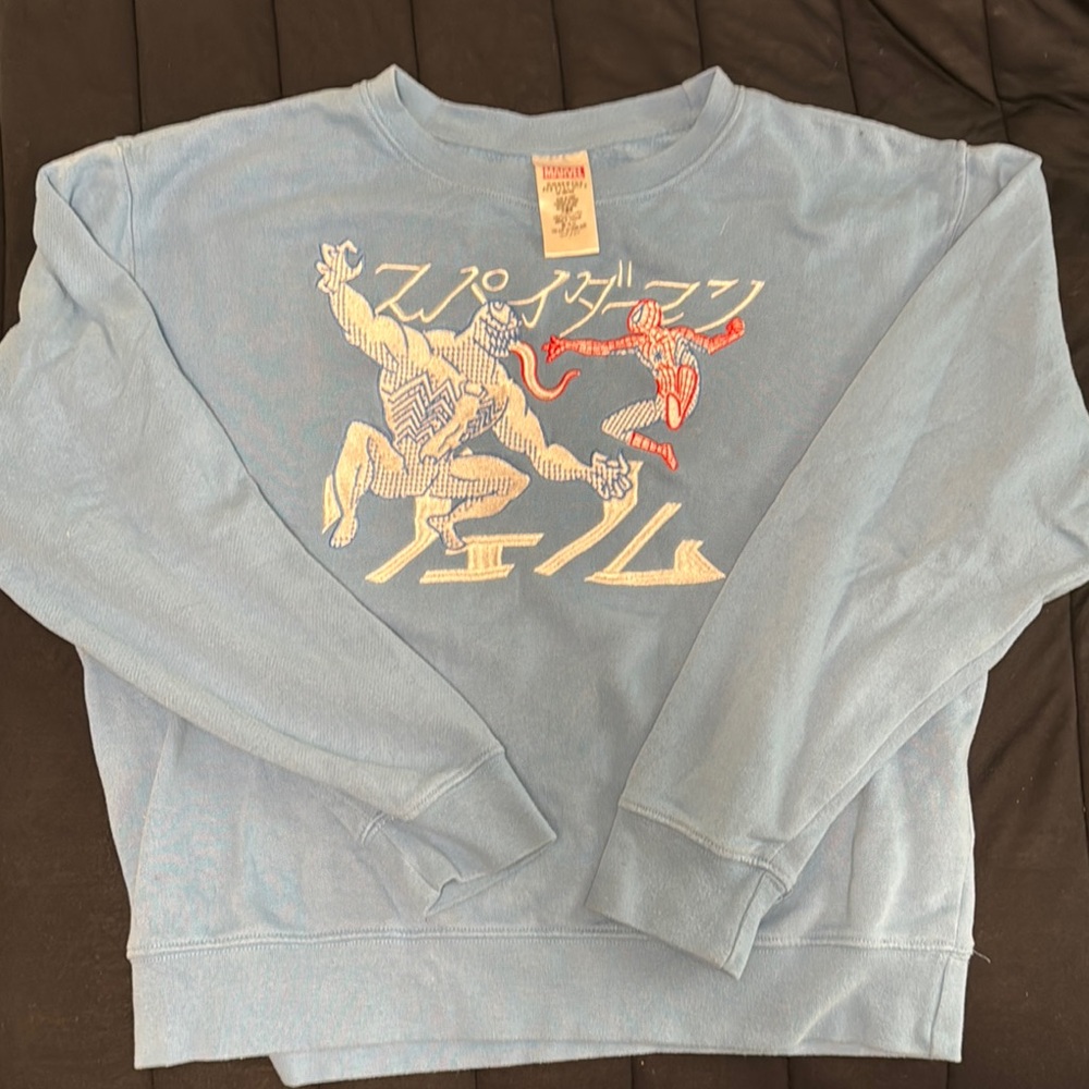 Spider-Man Blue Sweater